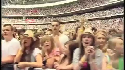 На живо Justin Bieber - Baby ( Стадион Уембли, Англия ) 06.06. 2010 Vbox7 