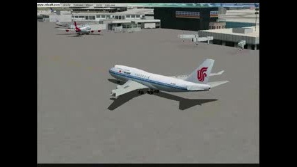 Flight simulator X Air China Ca981 Beijing capital to Jfk