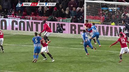 Манчестър Юнайтед - Брайтън 1:0 /първо полувреме/