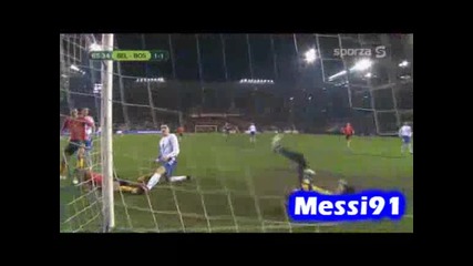 Belgium - Bosnia and Herzegovina 1 - 1 (2 - 4,  28 3 2009).flv