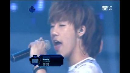 110728 Infinite - Amazing Be Mine Comeback Stage