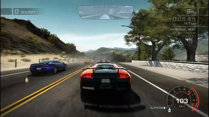 Need for Speed Hot Pursuit - Spoilt For Choice Murcielago L P 670- S V - голямата блъсканица