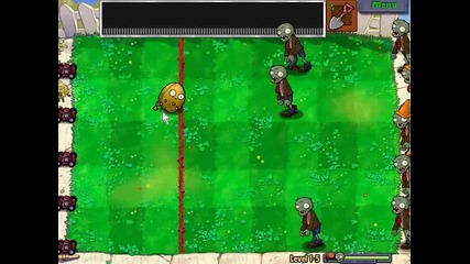 Plants .vs. Zombie-|#2-|лопата-боулинг-|