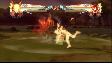 Naruto Shippuden Ultimate Ninja Storm Generations-naruto with fox vs 4 tail Naruto.
