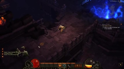 Diablo 3 beta Нека да играем с Barbarian part 1