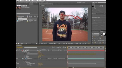 After Effects урок - Motion Tracking (бг аудио) 