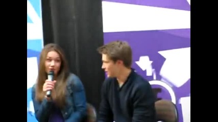 Sterling Knight Danielle Campbell talk pranks, music in the future (hq) [www.keepvid.com]