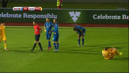 Исландия - Казахстан 0:0