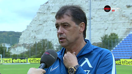 Хубчев след победата с 5:1 над Спартак Вн