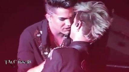 Adam Lambert and Tommy - kiss ;d 