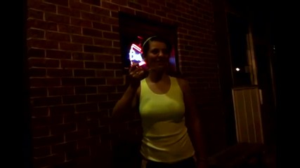 Megan tries the cinnamon challenge