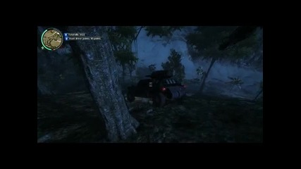 Just Cause 2 Тегля кола с танка