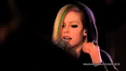 Avril Lavigne-wish You Were Here( Walmart Soundcheck 2011)