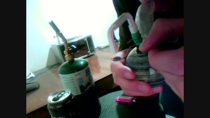 Oil Hit On a homemade vapor swing _ skillet