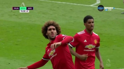 Фелайни остави трите точки в Манчестър