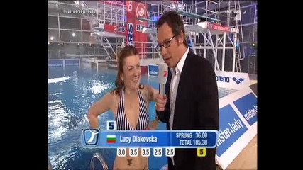 Lucy Diakovska @ Tv total Turmspringen 2010 / 2nd part / 