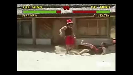 Mortal Kombat Beach Fight