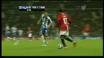 Fc Porto 0 Manchester United 1 Uefa Cl Highlights 15.4.09