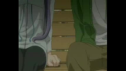Kyou and Tomoya Kiss Practise