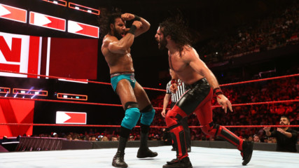 Seth Rollins vs. Jinder Mahal - Intercontinental Championship Match: Raw, May 28, 2018