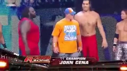 Randy Orton _ John Cena Vs Edge _ Sheamus • Raw • Recap 14_6