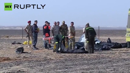 Bodies Retrieved from Sinai Crash Site of Downed Russian Flight 7K9268