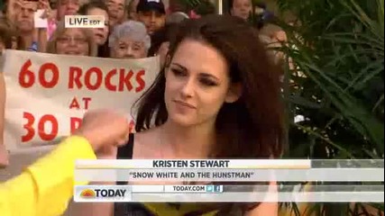 Kristen Stewart at "today show"