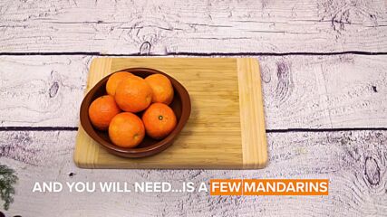Fruit art: Mandarin magic