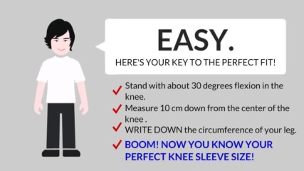 Knee Sleeve Sizing - 3 Steps To The Perfect Fit