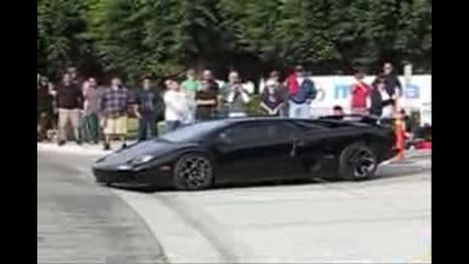 Cars and Coffee Irvine 112208 Nissan 370z Bugatti Veyron Ferrari Lamborghini Sl65 Amg Black