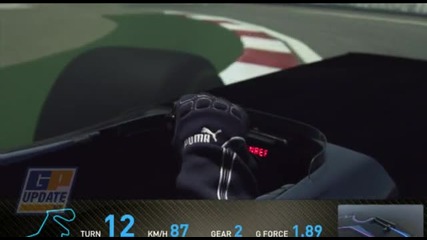 F1 една виртуална обиколка в симулатора на Red Bull на пистата в Турция с Mark Weber Hd