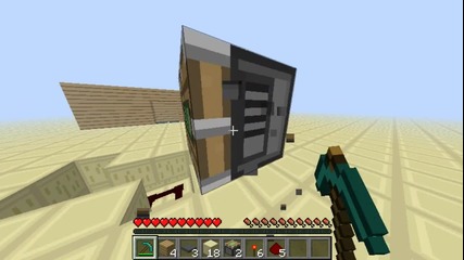 Minecraft Redstone Tutorials #1-piston door