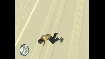 Смешни пребивания с мотор - Gta Iv Snow Mod