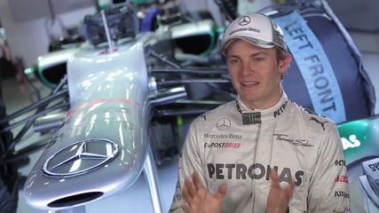 Представянето на Mercedes Gp W03 2012г. [hd]
