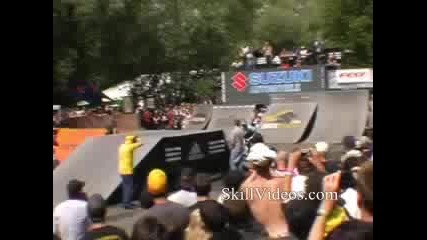 Double flip with Bmx