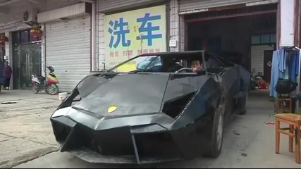 Китаец създава собствено Lamborghini от купчина желязо.