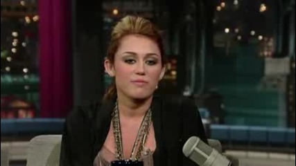 Miley Cyrus - The Late Show with David Letterman [hd]