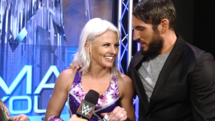 Candice LeRae receives a water assist from Johnny Gargano: WWE.com Exclusive, Aug. 28, 2017