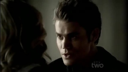 The Vampire Diaries Rebekah kisses Stefan Klaus attacks Stefan- Disturbing Behavior -(3x04)
