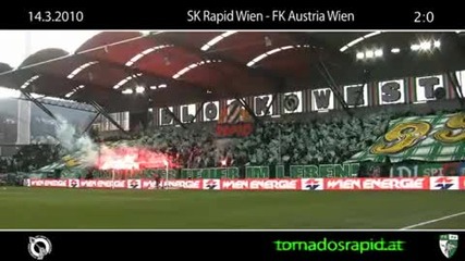 14.03.10 - Derbysieg - Ultras Rapid Wien 