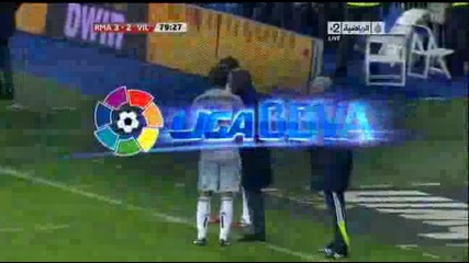 09.01.2011 Реал Мадрид 3 - 2 Виляреал първи гол на Кристиано Роналдо 
