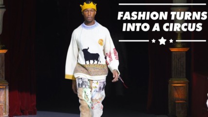 Celeb designer KidSuper arrives at Paris Fashion Week