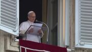 Папа Лъв XIV произнесе първата си молитва „Ангелус“ след изписването от болницата