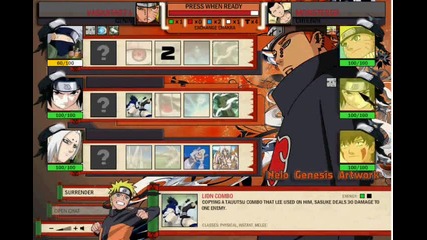 Naruto-arena team for kakashi
