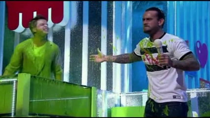 Cm Punk at the Kids Choice Awards 2011