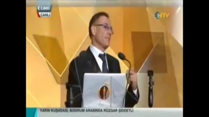 Звездата Жан - Клод Ван Дам на филмови награди в Турция