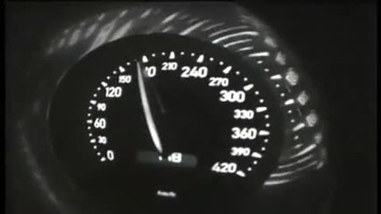 Veyron speed - 150 to 280 km/h in 6 seconds 