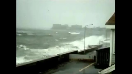огромни вълни от урагана санди - Ню Йорк 29.10.2012
