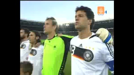 Германия - Испания 0:1 Националните Химни