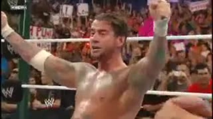 Cm Punk Wins Wwe Championship - Wwe Money in the Bank 2011